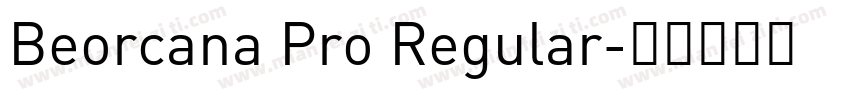 Beorcana Pro Regular字体转换